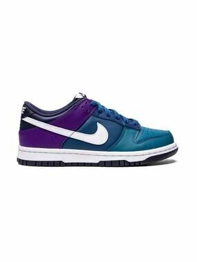 NEW NIKE kid's dunk low sneakers in bright spruce marina